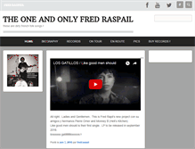 Tablet Screenshot of fredraspail.com